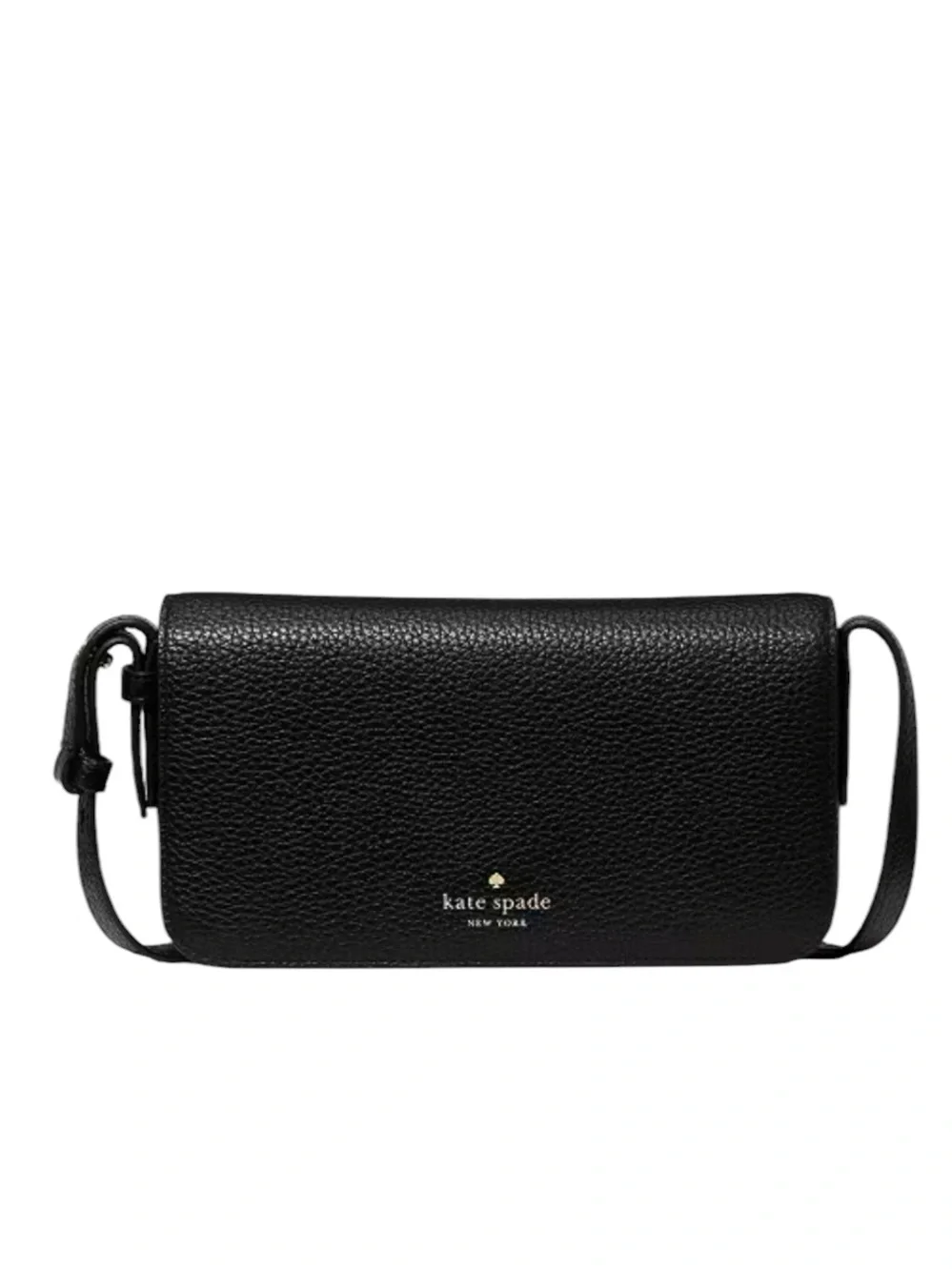 Kate Spade Juliette Mini Pebbled Leather Crossbody Bag Black w/dust bag  NWT